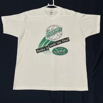 90년대 Dr. McGillicuddy's 기업 로고 티셔츠 디자인