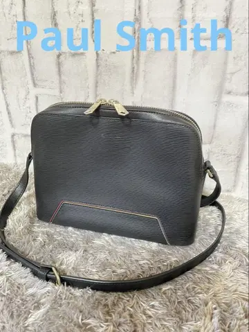 컨디션 최상 레어 Paul Smith 블랙 숄더백 카메라 백