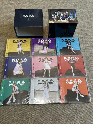 NiziU CLAP CLAP 수납 BOX 포함 CD 9장 세트 미개봉