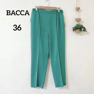 BACCA 바카 그린 슬랙스 36 캐주얼