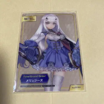 FGO 애니메이트 A.B-T.C 클리어 카드 멜뤼진 클리어 카드