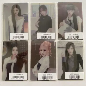 IVE Be Alright 소니뮤 트레이딩 카드 6점 컴프