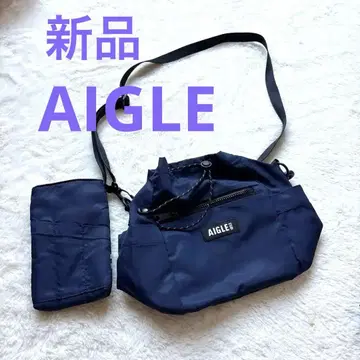 새상품 AIGLE 네이비 2WAY 나일론 백 다기능