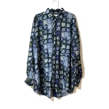 Protest 실크 긴팔 셔츠 VINTAGE SILK 100%