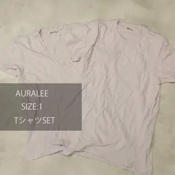 AURALEE 오라리 티셔츠 컷소 묶음 판매