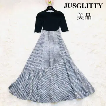 새상품급 자스그리티 도킹 원피스 이소재 미카 씨 콜라보
