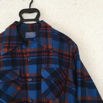 PENDLETON 체크 셔츠 플란넬 셔츠 블루