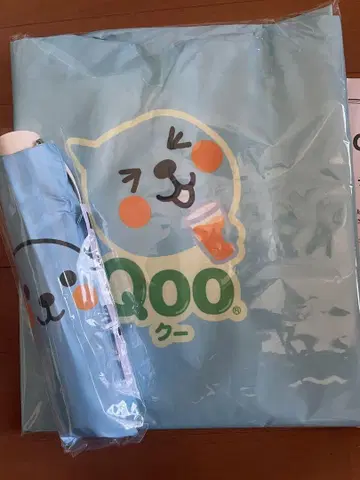 [한정품] Qoo 변신 레인 판초 & 접이식 우산 세트