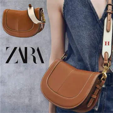 새상품급 ZARA 탑 스티치 크로스 바디백 자라