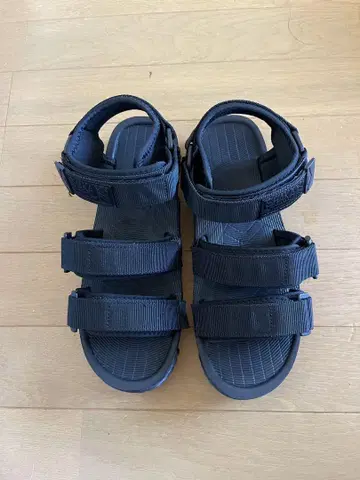 샤카 블랙 스포츠 샌들 25.0cm