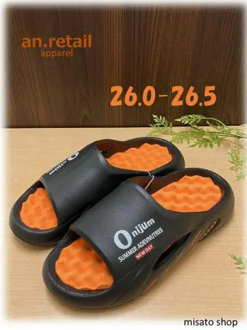 남성용 아웃도어 비치 샌들 스포츠 샌들 26.0-26.5cm