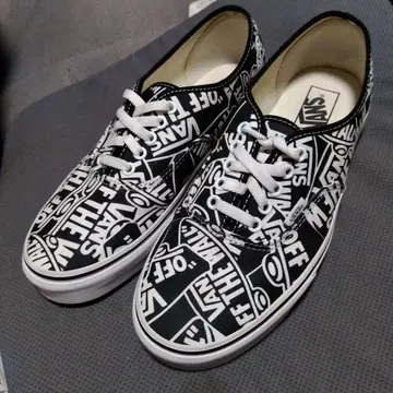 Vans Off The Wall 스니커즈 블랙/화이트