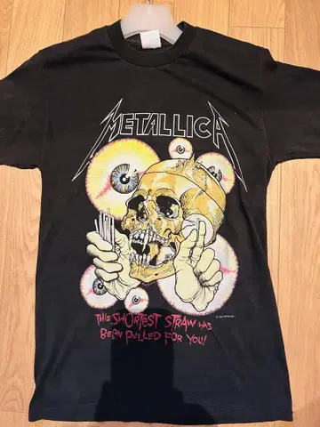 Metallica 1988년 Vintage T셔츠 pushead 디자인