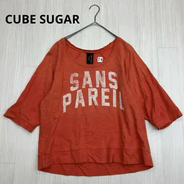 CUBE SUGAR 로고 루즈핏 티셔츠 반팔 M