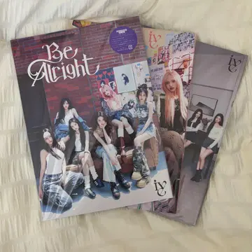 IVE Be Alright 최초 한정판 3형태 세트