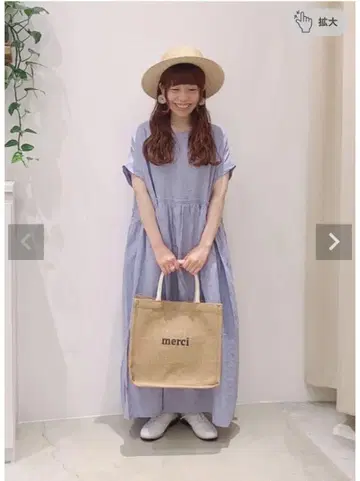 ONEKASI 린넨 100% 원피스