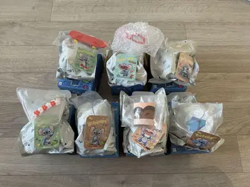 디즈니 TOPTOY HELLO STITCH 스티치 피규어 7개