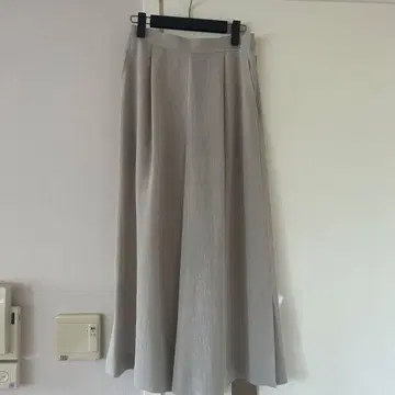 폭시 베이지 와이드 팬츠 40