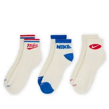 새상품 나이키 에브리데이 플러스 앵클 삭스 3켤레 23 - 25cm