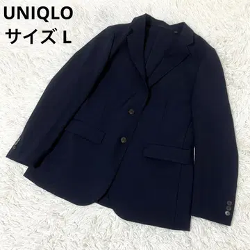 [새상품급] 유니클로 감동 자켓 릴랙스 핏 빅 사이즈 L 네이비