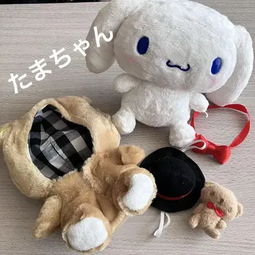 시나모롤 시나몬 곰 인형옷 봉제 인형 세트 옷 갈아입기 모자 리본