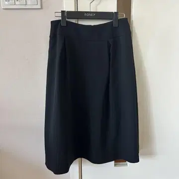 FOXEY 플레어 스커트 블랙 40