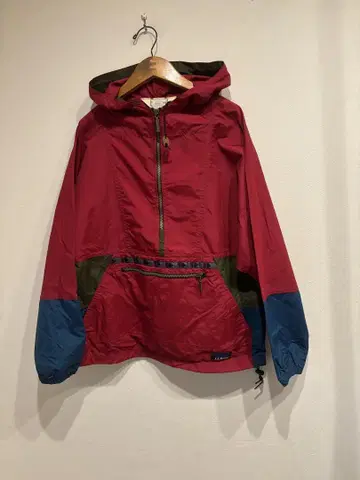 80s 90s L.L.BEAN 삼각형 택 아노락 후드티 엘엘빈