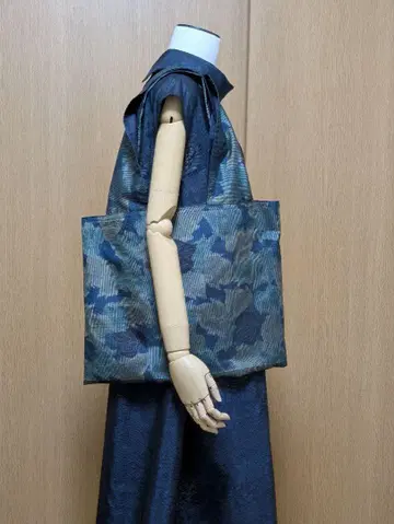 기모노 리메이크 토트백 서브 백 오시마 명주