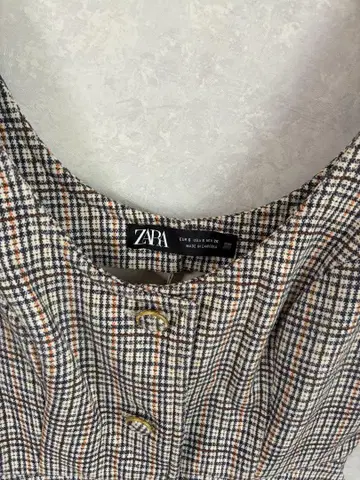 ZARA 체크 무늬 원피스