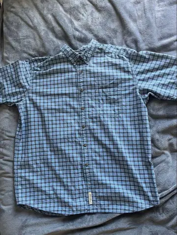 00s Eddie Bauer 체크 버튼 다운 셔츠 미국 빈티지 의류