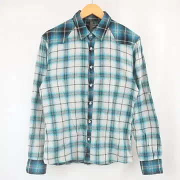 VINTAGE TORNADE MART 체크 웨스턴 거즈 셔츠