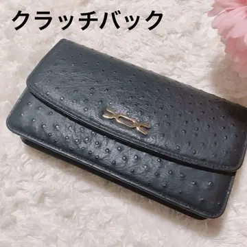 클러치 백 블랙 가죽