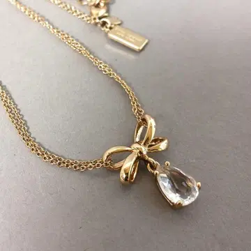 [새상품급] kate spade 케이트 스페이드 목걸이 골드 리본
