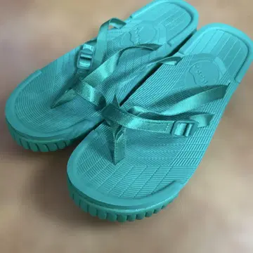 CLIFTON BEACH 샤카 26cm 녹색 그린 비치 샌들