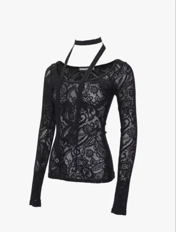 theredthread S skinny tops lace black