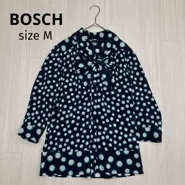 BOSCH 보쉬 시어 보타이 7부 소매 셔츠 블라우스 38