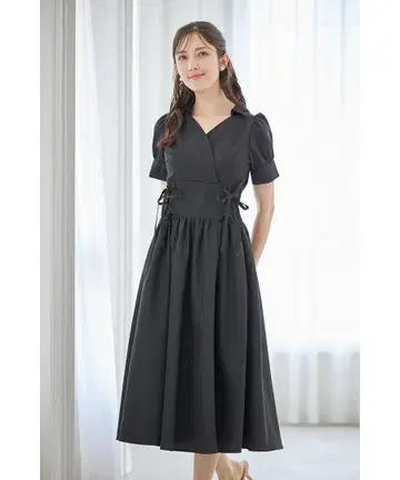 토코 클로젯 허리 레이스업 카슈쿨 원피스