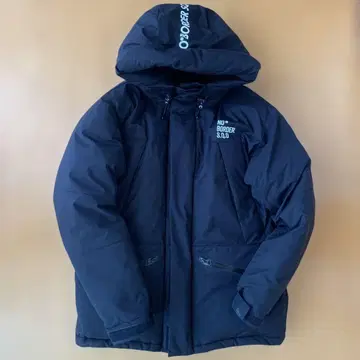 NO BORDER SQUAD 다운 자켓 L 사이즈 블랙