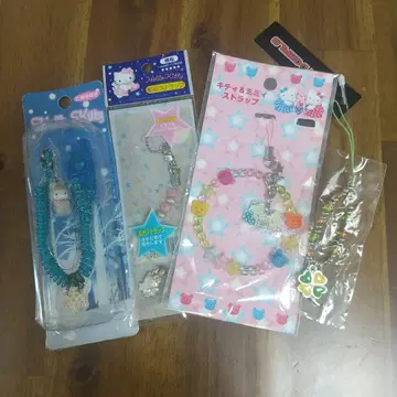 레어, 희귀, 선착순 헬로키티 스트랩 4점