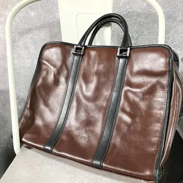 Samsonite 비즈니스 백 토트백 브라운 원포인트 로고