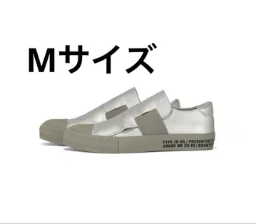 ZUCCa 벨트 스니커즈 L 사이즈 실버