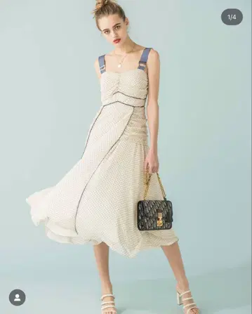 Estella.K 도트 롱 원피스