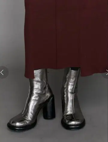 UN3D. 언쓰리디 ROUND EDGE SHORT BOOTS 38