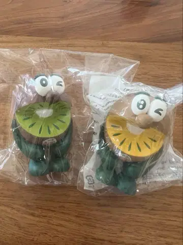 Zespri 키위 브라더스 피규어 2개