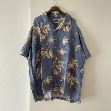 P00833 batik bay 실크 하와이안 셔츠 빅