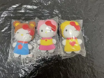 새상품 레어 헬로키티 봉제 인형 2007 묶음 판매 인형옷 키티