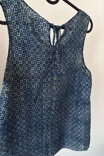 KANNO TEXTILE 아쥬락 풀오버 블라우스