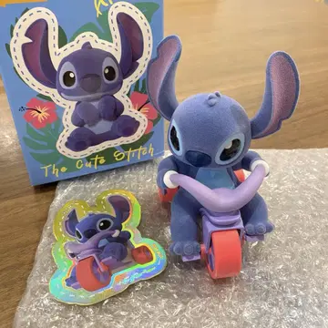 52TOYS 스티치 트라이크 피규어 삼륜차