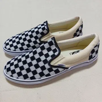 VANS 체커 패턴 슬립온 v98cf 27.0