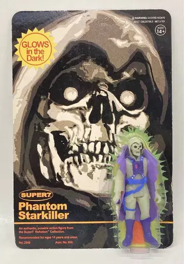 SUPER7 ACTION FIGURE 팬텀 스타 킬러 야광 3.75인치